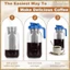 Máy pha cà phê Cold Brew, Bình đựng lọ miệng rộng 64oz có bộ lọc, Nắp tay cầm rót, Bình chống rò rỉ