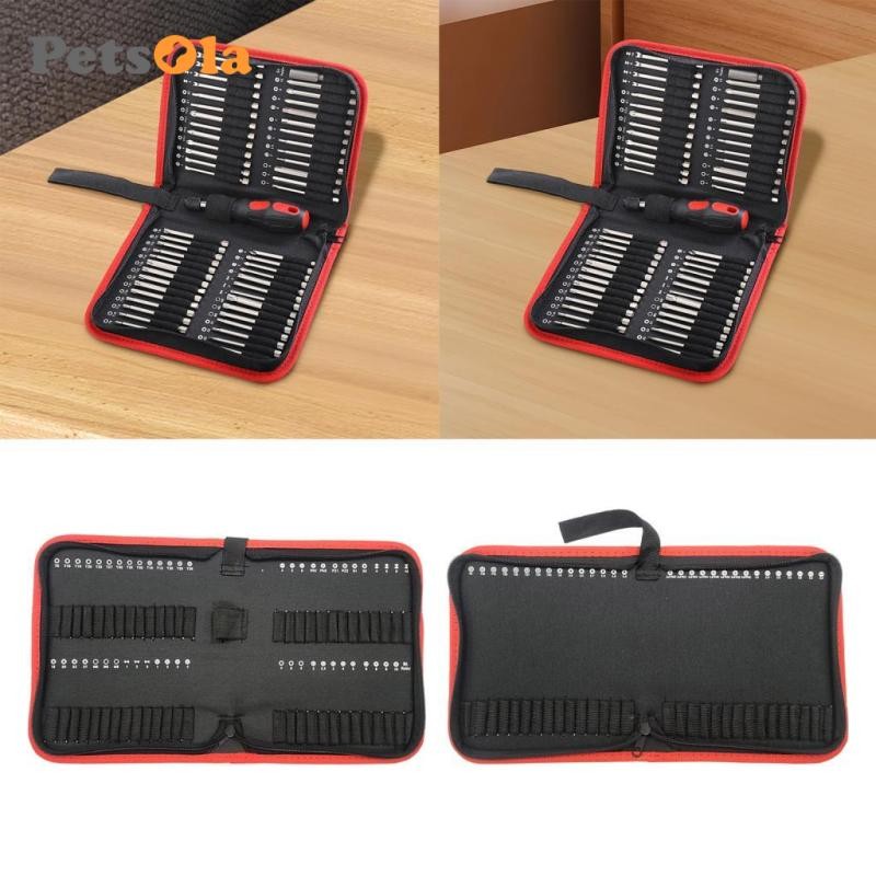 Túi lưu trữ mũi khoan Túi đựng dụng cụ Bit Túi lưu trữ hàng loạt cao cấp có mũi dây kéo