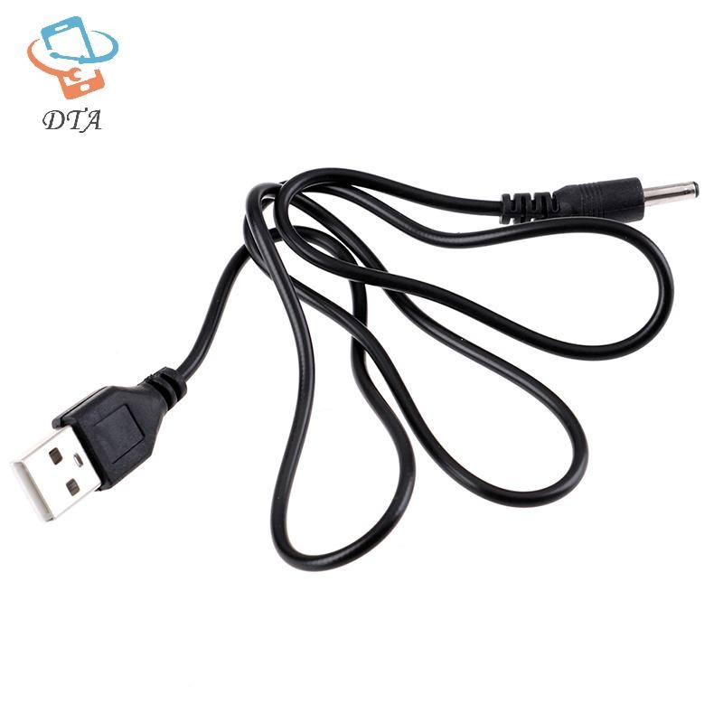 [DTA] 1Pc USB A Nam sang 3.5 * 1.35mm Đầu nối Dây cáp nguồn VN