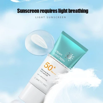 SPF 50 + PA + + Kem chống nắng Kem chống nắng nhẹ Kem chống nắng chống mồ hôi Kem chống nắng chống trầy xước 50g Kem chống nắng mặt cho mọi loại da Kem chống nắng nữ dưỡng ẩm