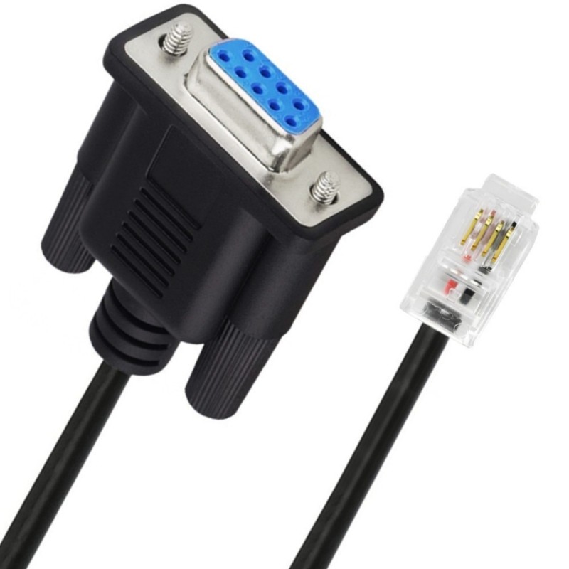 Cáp BT RS232 9 Pin DB9 Nữ Sang RJ9 4P4C Cập Nhật Cáp RS232