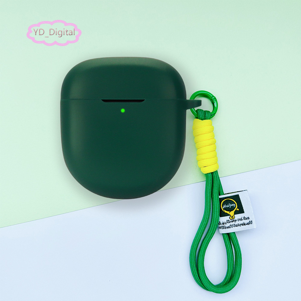 Dành Cho Bose Quietcomfort Ultra / Earbuds II Ốp Lưng QC 2 3 Vỏ Bảo Vệ Tai Nghe Silicon Màu Trơn Tay Mềm Có Nhẫn