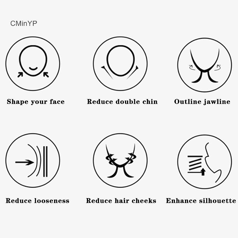 Cminyp Nữ Chin Cheek Mặt Giảm Béo Nâng Đai V Line Face Shaper Mặt Chống Nhăn Dây Đeo Chăm Sóc Da Dụng Cụ Làm Đẹp Vinh Quang