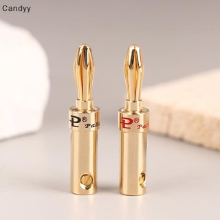 Ndy 2 Chiếc Đồng Đeo Chéo Chuối Loa Cắm Kết Nối Bộ Chuyển Đổi Âm Thanh Chuối Kết Nối Cho Loa Dây Khuếch Đại N