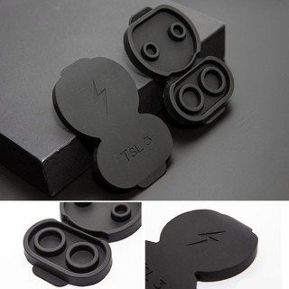 Lookshow Cổng Sạc Ô Tô Chống Bụi Vỏ Chống Thấm Nước Đen Châu Âu Cắm Bụi Cho Tesla Model 3 Model Y Phụ Kiện R2Z6