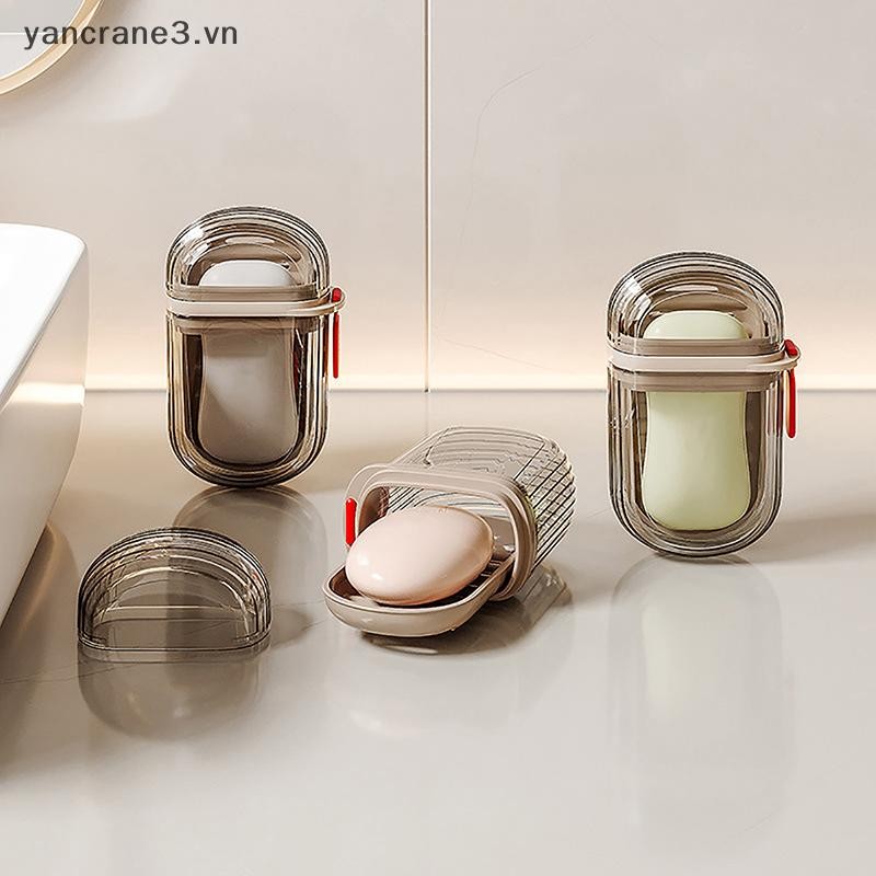 {Yan3} Hộp đựng xà phòng di động Hộp đựng kín du lịch chống nước tại nhà Hộp xà phòng phòng phòng tắm cắm trại Hộp đựng xà phòng di động {yancrane3.vn}