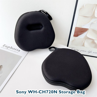 [imamura] Dành Cho Tai Nghe Sony WH-CH720N Vỏ Tai Nghe EVA Màu Đen Nguyên Chất Vỏ Hộp Đựng Tai Nghe Túi Bảo Quản