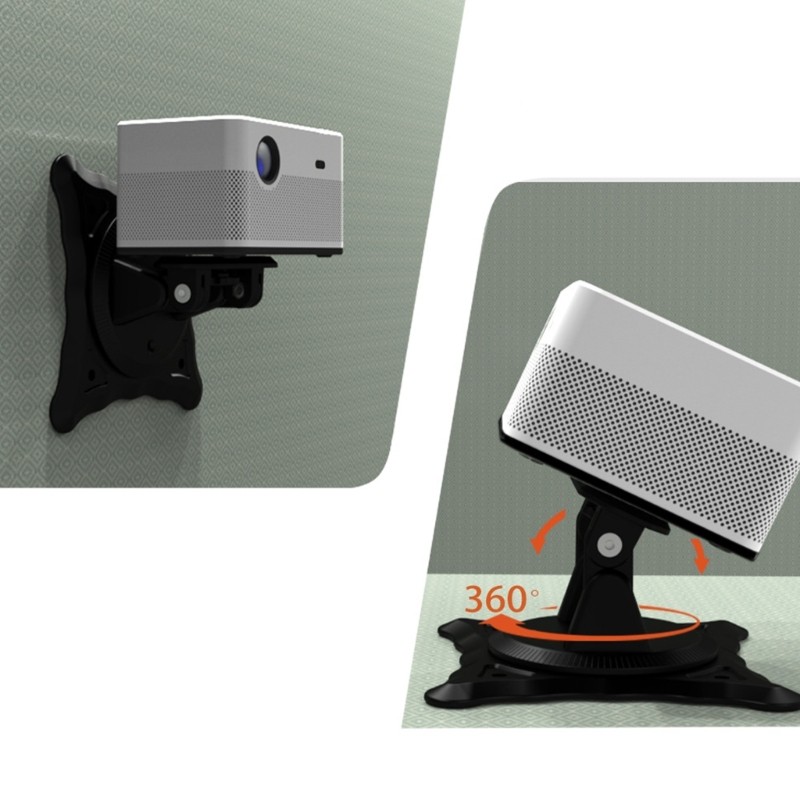 Giá đỡ máy chiếu 360° điều chỉnh góc, treo tường/để bàn, PTZ kim loại