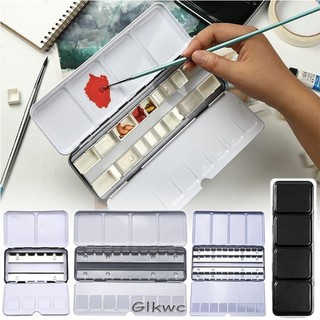 Hộp Sắc Tố GLKWCHEC Dụng Cụ Vẽ Sáng Tạo Lưu Trữ Màu Nước Di Động