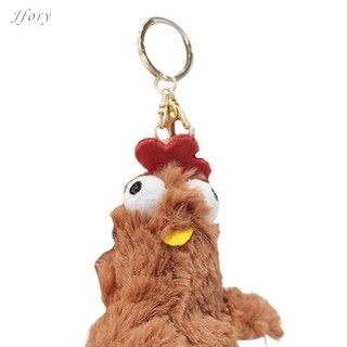 Móc khóa búp bê Jfory Hoạt hình mềm mại treo chìa khóa trang trí cho