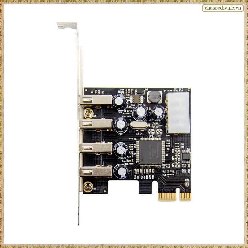 [K O G X] 1 Bộ Thẻ Bộ Chuyển Đổi PCIE USB2.0 MCS9990 Chipset Cho Phép Đổi Nóng Thẻ Nâng USB Đa Cổng Thẻ Mở Rộng USB