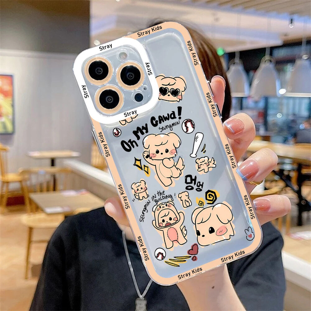 Vỏ điện thoại hoạt hình dễ thương Stray Kids cho Infinix GT 20 Pro Note 40 Pro Hot 50 40 Pro 30i 30 Smart 8 Pro 9 TECNO Spark 30C GO 2025 Vỏ bảo vệ Camera