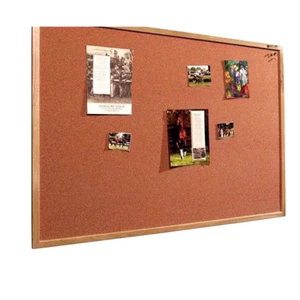 Bảng ghim bần ghi chú khung gỗ treo tường Lie 60x90cm ( tặng đinh ghim)