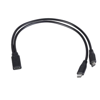 WU Loại C Nữ Sang Loại C Cáp Chia Nam Loại C Cáp Nguồn Sạc Nhiều Loại C Tiện Ích Từ 1 USB Sourc