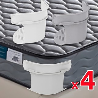 Tiện Lợi Có Thể Điều Chỉnh Ẩn ABS Nhựa Giường Góc Kẹp Nhà Chống Trơn Trượt Drap giường Nệm Cố Định Khóa