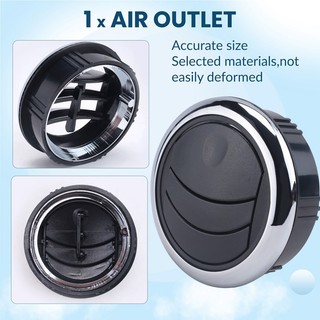 Núm kiểu 75MM A / C Lỗ thông hơi điều hòa không khí (Φ 87 / 75 / 22mm) cho RV Bus Car Boat