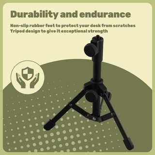 Giá đỡ micro để bàn Mini Mic có ren cho các cuộc họp Bài giảng Nói và