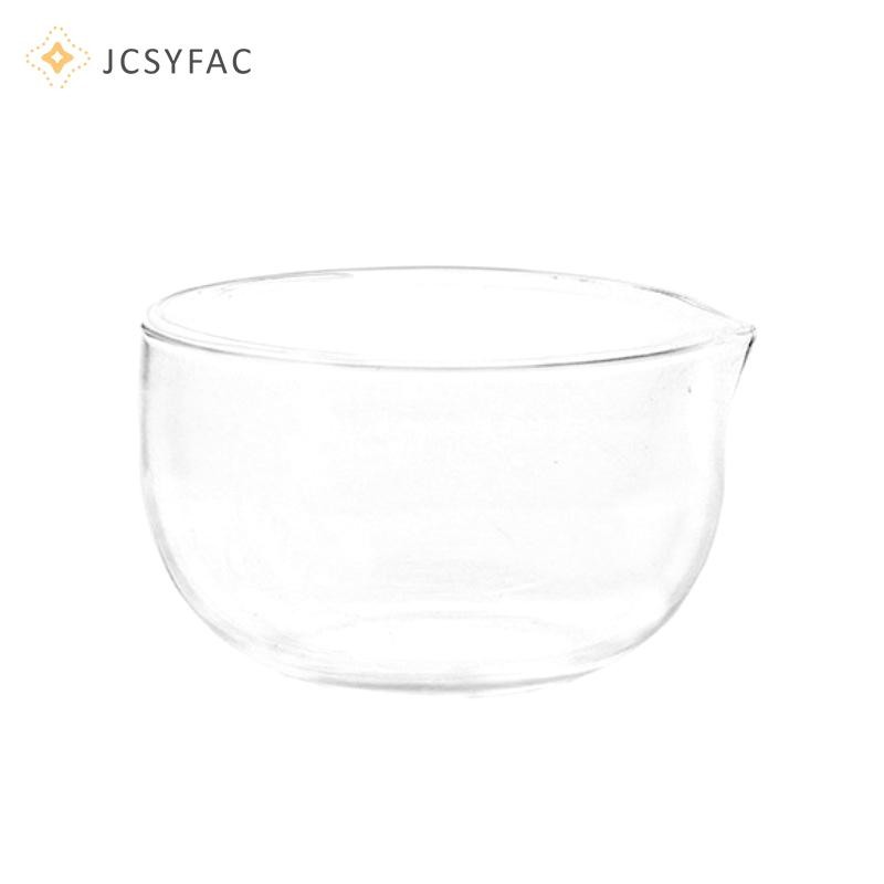 JCSYFAC 350 / 600ml Bát Trà Trong Suốt Có Vòi Hai Lớp Bát Matcha Nhật Bản Chịu Nhiệt Salad Trộn Bát Vi Sóng Mới