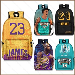 YT2 NBA LeBron James Nam Ba Lô Học Sinh Túi Los Angeles Lakers Máy Tính Ngoài Trời Túi Du Lịch Dung Tích Lớn TY
