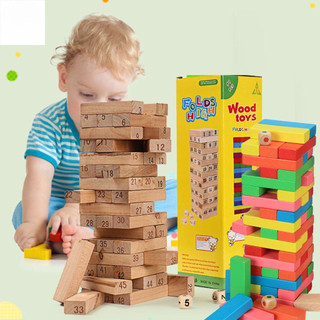 BỘ ĐỒ CHƠI CHƠI RÚT GỖ LOẠI TO 48 Thanh Bộ Rút Gỗ Giúp Bé Tăng Khả Năng Sáng Tạo GO48