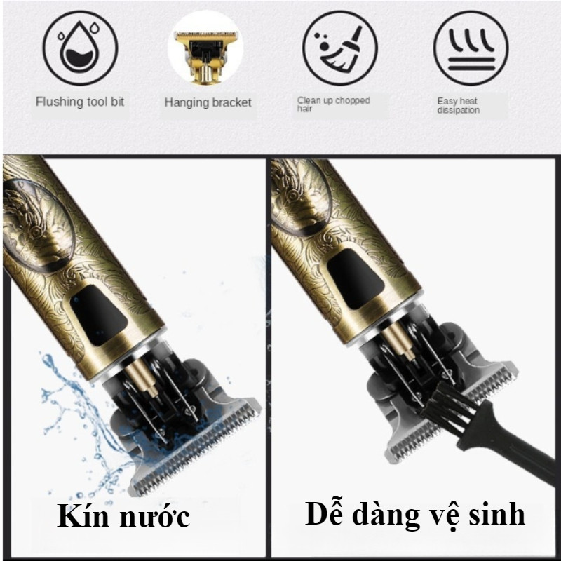 Tông đơ/Cạo râu 2 in1,Máy cạo râu điện tử nam và nữ có thể sạc lại, Bộ Máy cạo râu Cắt Tóc