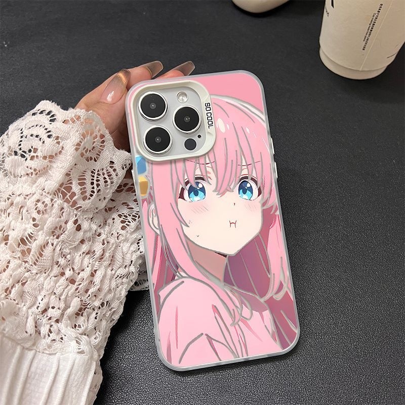 Anime Bocchi The Rock Gotoh Hitori Yamada Ryo Dành Cho Iphone 16 Pro Max 16e 11 12 13 14 15 Pro Max 7 8 Plus XR X XS Ốp Điện Thoại Dễ Thương Cao Cấp IMD Matte Chống Sốc