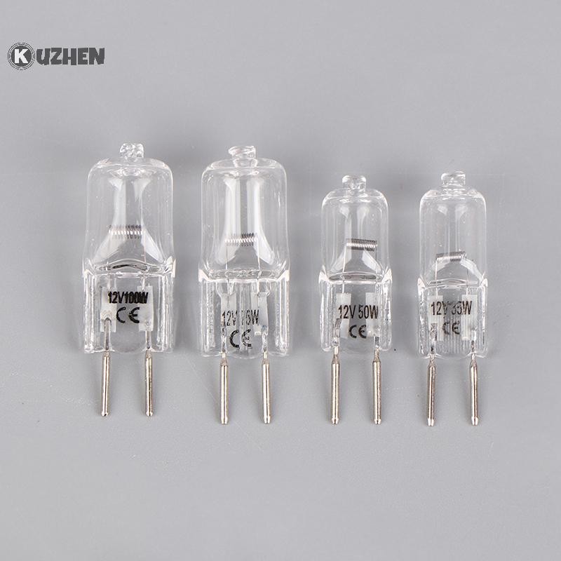 KUZHEN 1Pc Bóng Đèn G6.35 12V 20W/35W/50W/70W/100W cho máy làm việc, kính hiển vi, dụng cụ quang, đèn hương thơm
