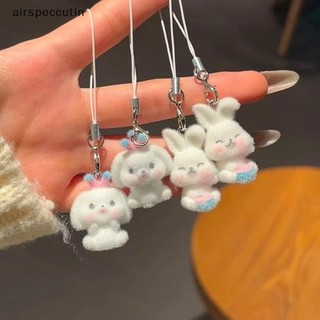 Airspecutin 3D Đổ Xô Động Vật Dễ Thương Mặt Dây Điện Thoại Dây Keycord Charm Móc Chìa Khóa DIY Phụ Kiện Cô Gái Quà Tặng EN