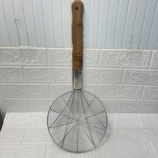 [Giá Xưởng] VỢT VÒNG INOX XỊN CÁN TRE - PHÂN LOẠI TO CHO NHÀ HÀNG, QUÁN ĂN, BẾP CÔNG NGHIỆP
