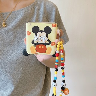Ốp điện thoại gấp cho Oppo Find N2 N3 Flip Vòng tay Mickey dễ thương có tai Vỏ điện thoại tpu cứng