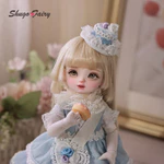 ShugaFairy Ynny 1 / 6 Bjd Búp Bê Xanh Trắng Dopamine Retro Ngọt Ngào Dễ Thương Fullset Quả Cầu Khớp Bjd Quần Áo 30cm Bjd Cổ Tích Anime Nhân Vật — ảnh 1