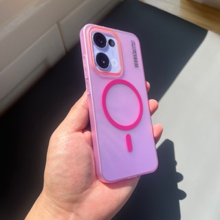 Ốp Điện Thoại Cứng Macaron PC Siêu Mỏng Cho OPPO A5 PRO Reno 15 14 13 12 Pro RENO 13F 12F 14F 9 5G 11 PRO Vỏ Nhựa