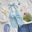 Áo Crop top cổ chữ V ESSENCEH, Áo cổ dây gợi cảm không tay, Quần áo Y2K ngọt ngào Dây đeo lưng không tay mùa hè