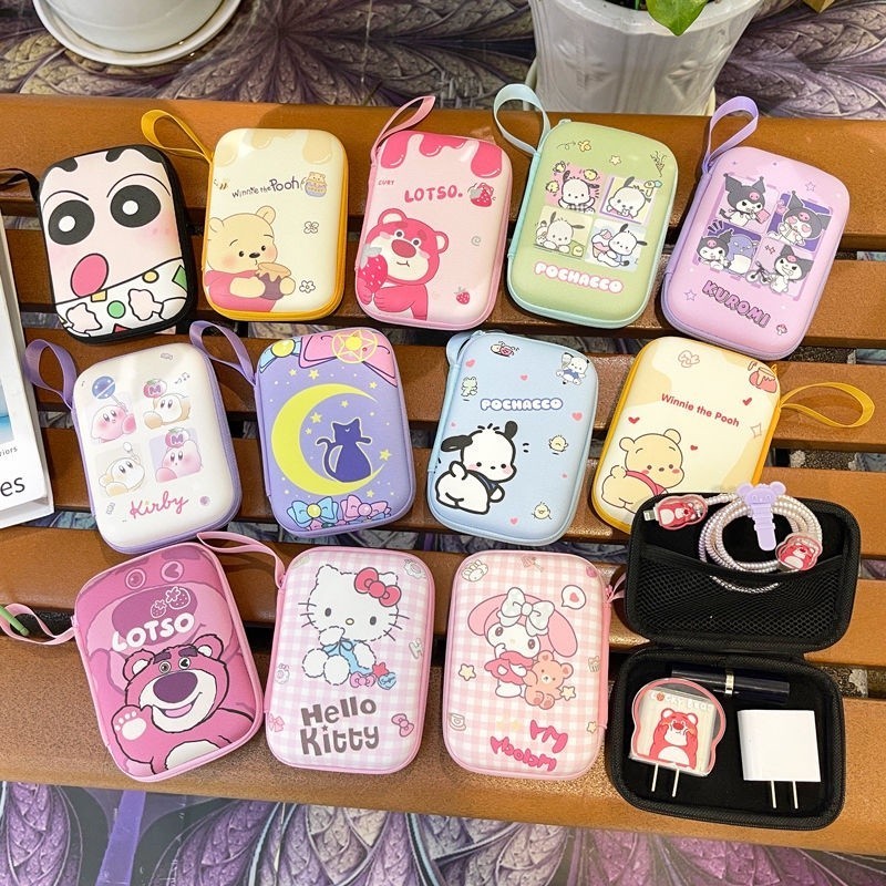 Dễ Thương Cinnamoroll 2.5 inch HDD Túi Đựng Đĩa Cứng 2.5 "Túi Đĩa Cứng Bên Ngoài Túi HDD Túi Ổ Cứng Di Động Túi