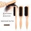 GAVESTO Boar Lông Bàn Chải Tóc, Chức Năng trêu chọc Bàn Chải Tóc Trơn Trơn Trơn, Flyaways Control Backcombing Design Wood Bun Smoothing Brush Grooming