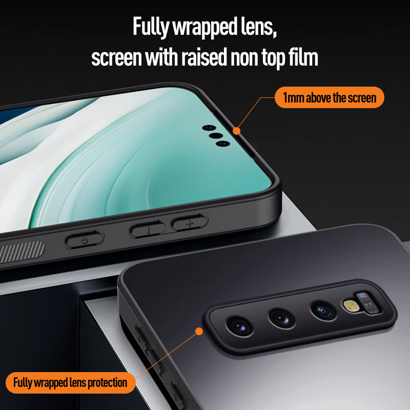 Dành cho Samsung Galaxy S10 / S10 Plus / S10 5G Vỏ giáp chống sốc Vỏ bảo vệ Camera cứng mờ
