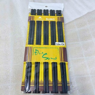 [Giá Xưởng] Combo 10 Đôi Đũa Gỗ Tự Nhiên Sumo– Đũa Gỗ Cao Cấp, Không Hóa Chất, An Toàn Cho Sức Khỏe