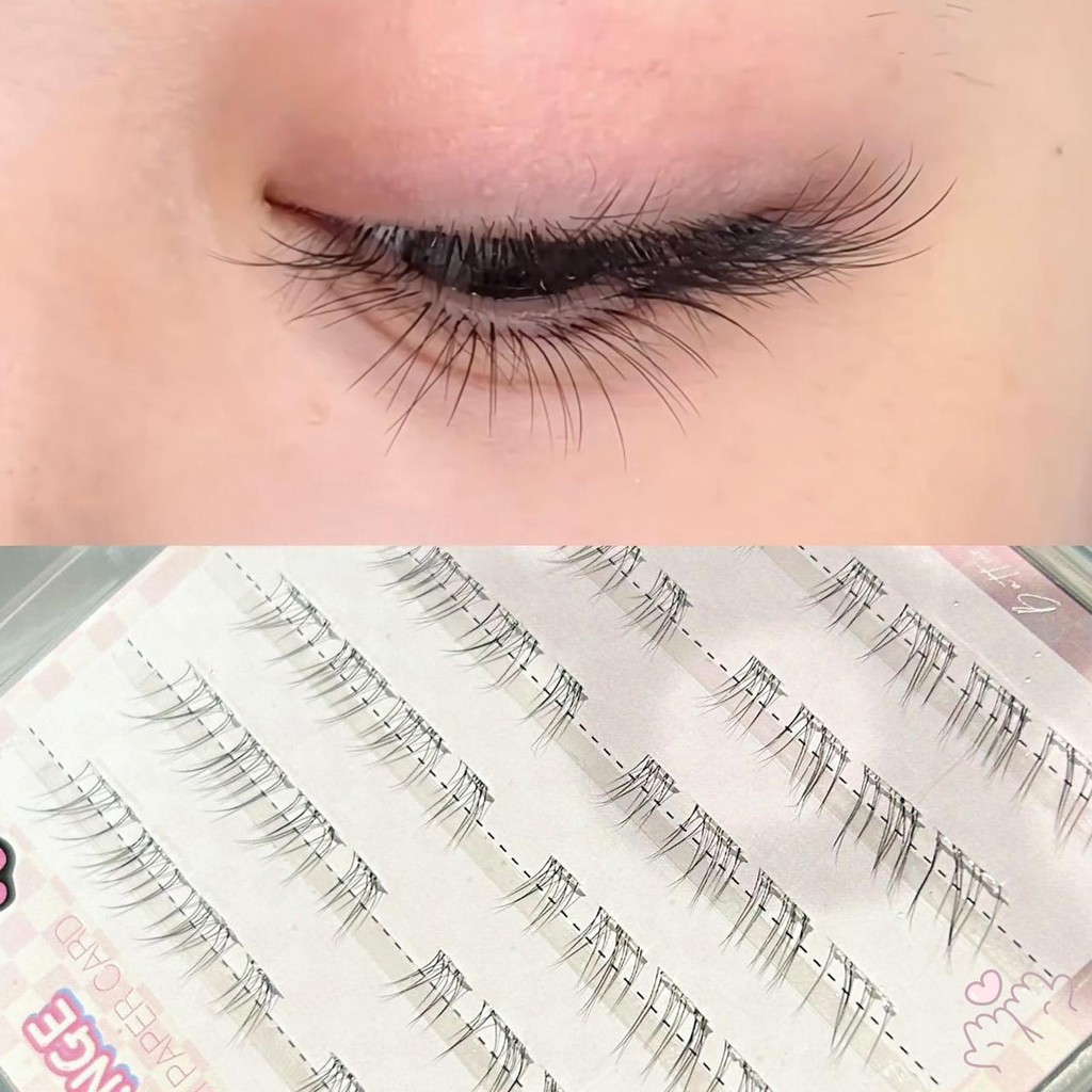 IOIIK 3/6/10 hàng--C Curl Lông mi dưới thực tế Cụm mi riêng lẻ Lông mi để mua sắm Hẹn hò Sử dụng hàng ngày Khuôn mặt tự nhiên và nhẹ