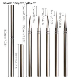 [savemoneyeveryday] 1 Cái Bàn Chải Móng Tay Nghệ Thuật Bút Lót Móng Tay Pháp 10 / 12 / 23mm Dụng Cụ Vẽ Dây Dài Siêu Mịn [vn]