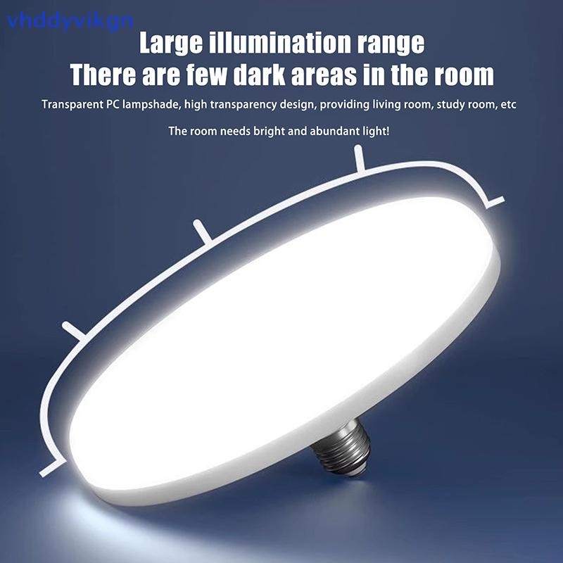 VHDD 1 Bóng LED Đĩa Bay 20-200W, Đèn Trần Nhà Để Xe, Tiết Kiệm Năng Lượng, Đế E27 AC 220V