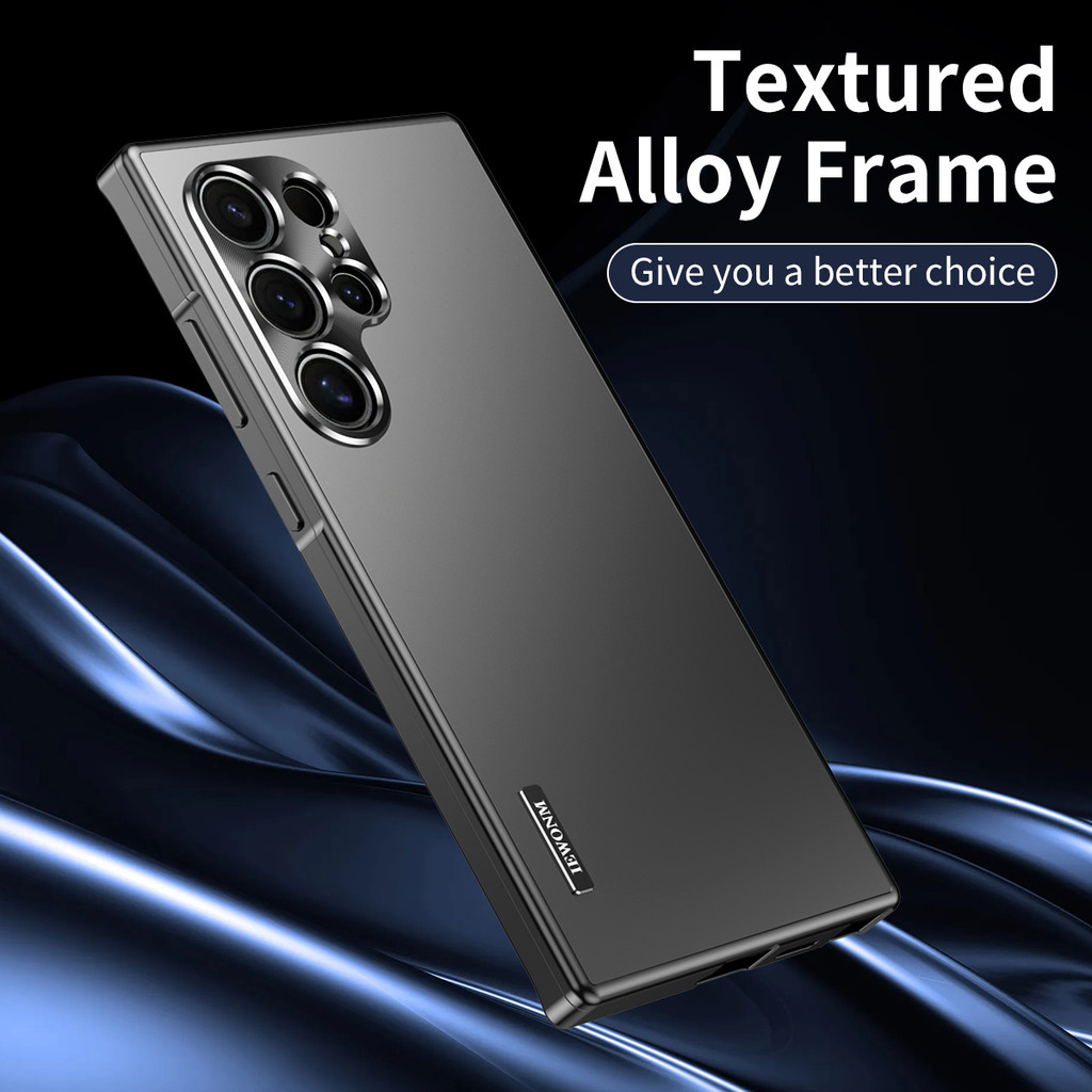 Khung kim loại Ống kính hợp kim nhôm từ tính Bao gồm tất cả các trường hợp chống sốc, cho Samsung Galaxy S26 S25 S24 S23 S22 Ultra S24 Plus
