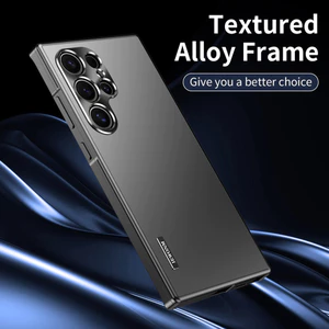 Khung kim loại Ống kính hợp kim nhôm từ tính Bao gồm tất cả các trường hợp chống sốc, cho Samsung Galaxy S26 S25 S24 S23 S22 Ultra S24 Plus