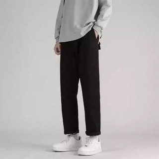 Quần Baggy Kaki Unisex Basic Ống Rộng Cạp Chun Form Quần Tây Siêu Tôn Dáng Chất Vải Mềm mại K01