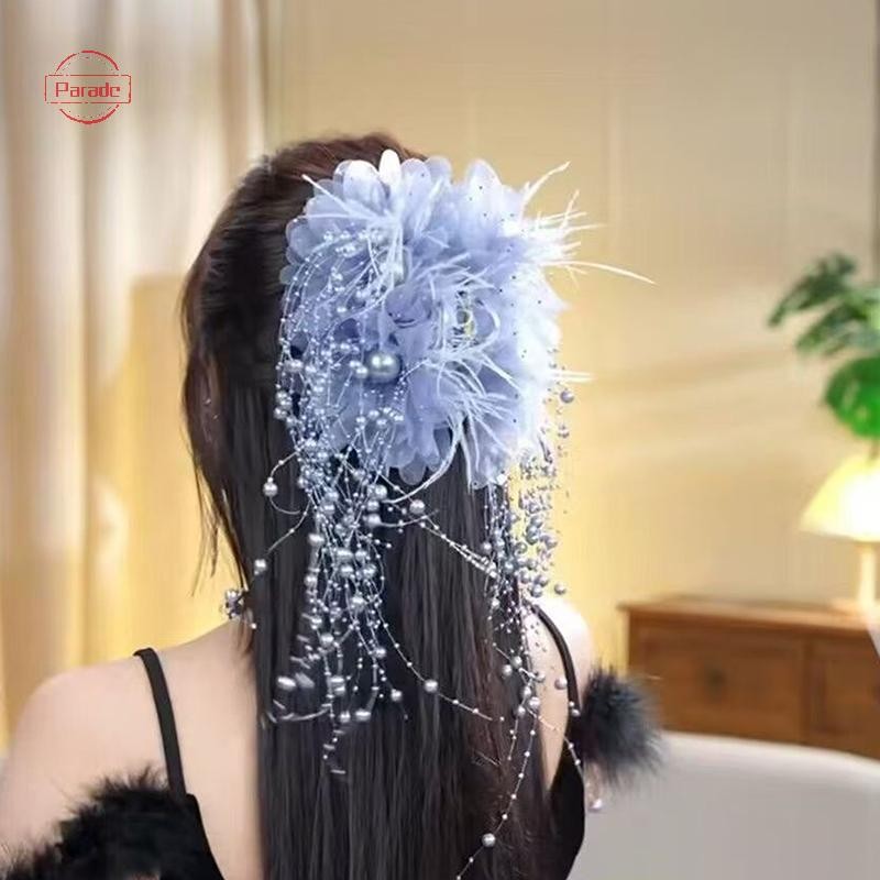 Cuộc diễu hành Tính khí thanh lịch sel dành cho nữ Cô gái Phóng đại Kẹp lớn Phụ kiện tóc thời trang Quà tặng VN