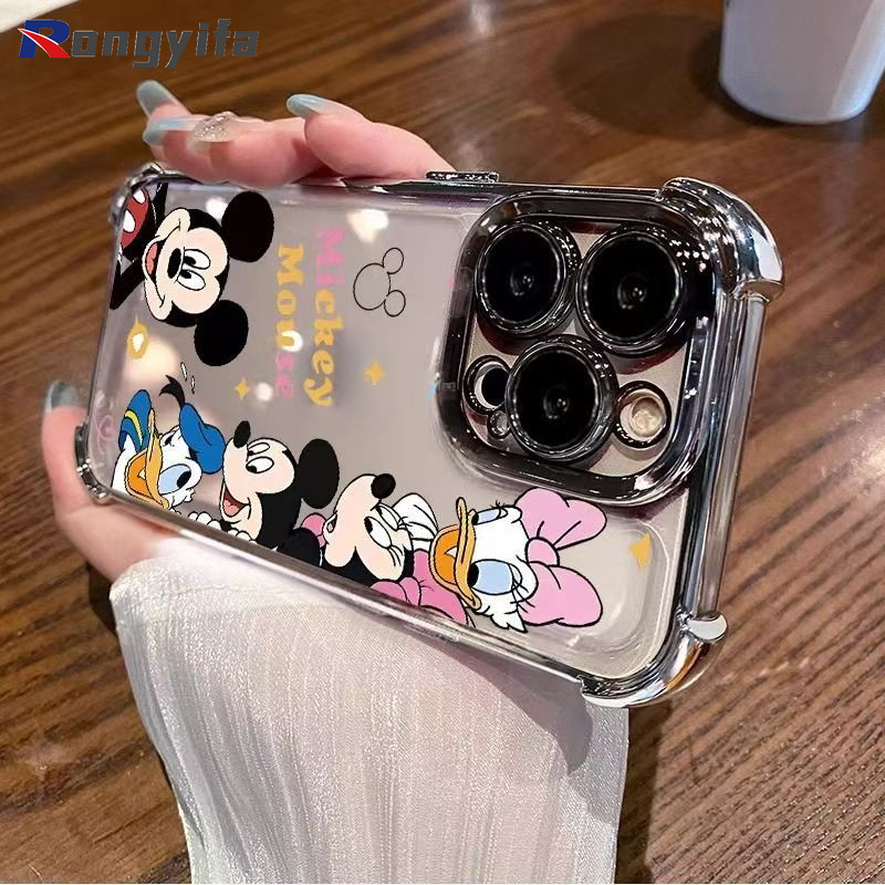 Ốp Điện Thoại Họa Tiết Hoạt Hình Mickey Cho Honor 500 400 Magic 8 Pro Lite Smart X9D X70 X70i X5C X5B Plus Vỏ Mềm Vịt Donald Ngộ nghĩnh Vỏ Trong Suốt Chống Rơi