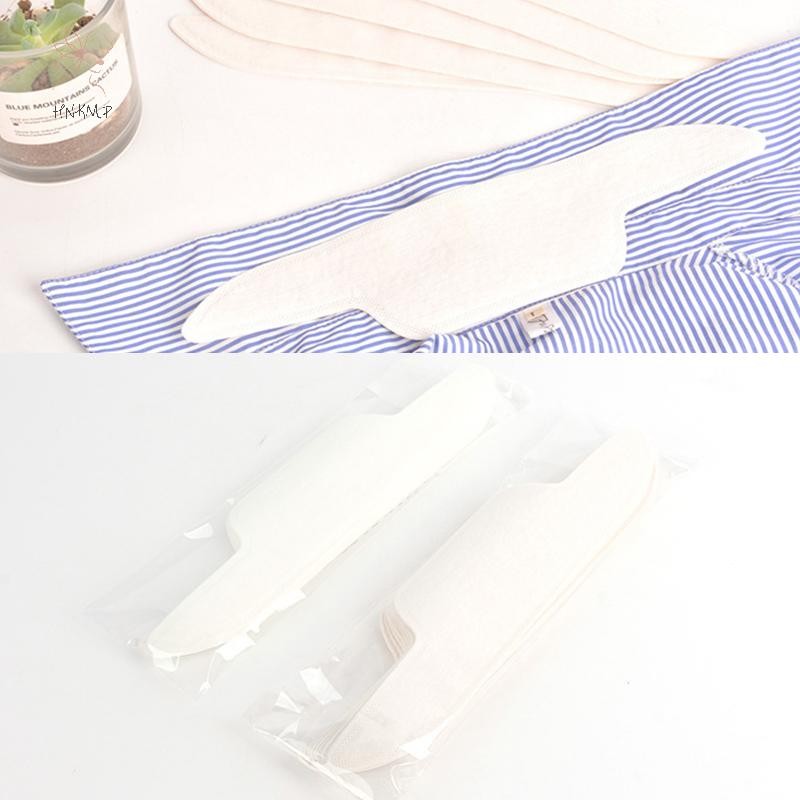 Hnkmp 10 Miếng Dán Chống Bẩn Cổ Áo Sơ Mi Cổ Dán Miếng Dán Chống Bẩn Dùng Một Lần.