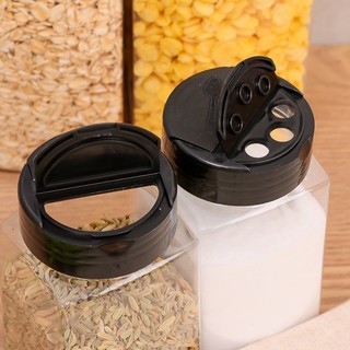 Hộp đựng gia vị bằng nhựa có nắp - Chai gia vị nhà bếp dung tích lớn - Hộp đựng gia vị thảo mộc BBQ