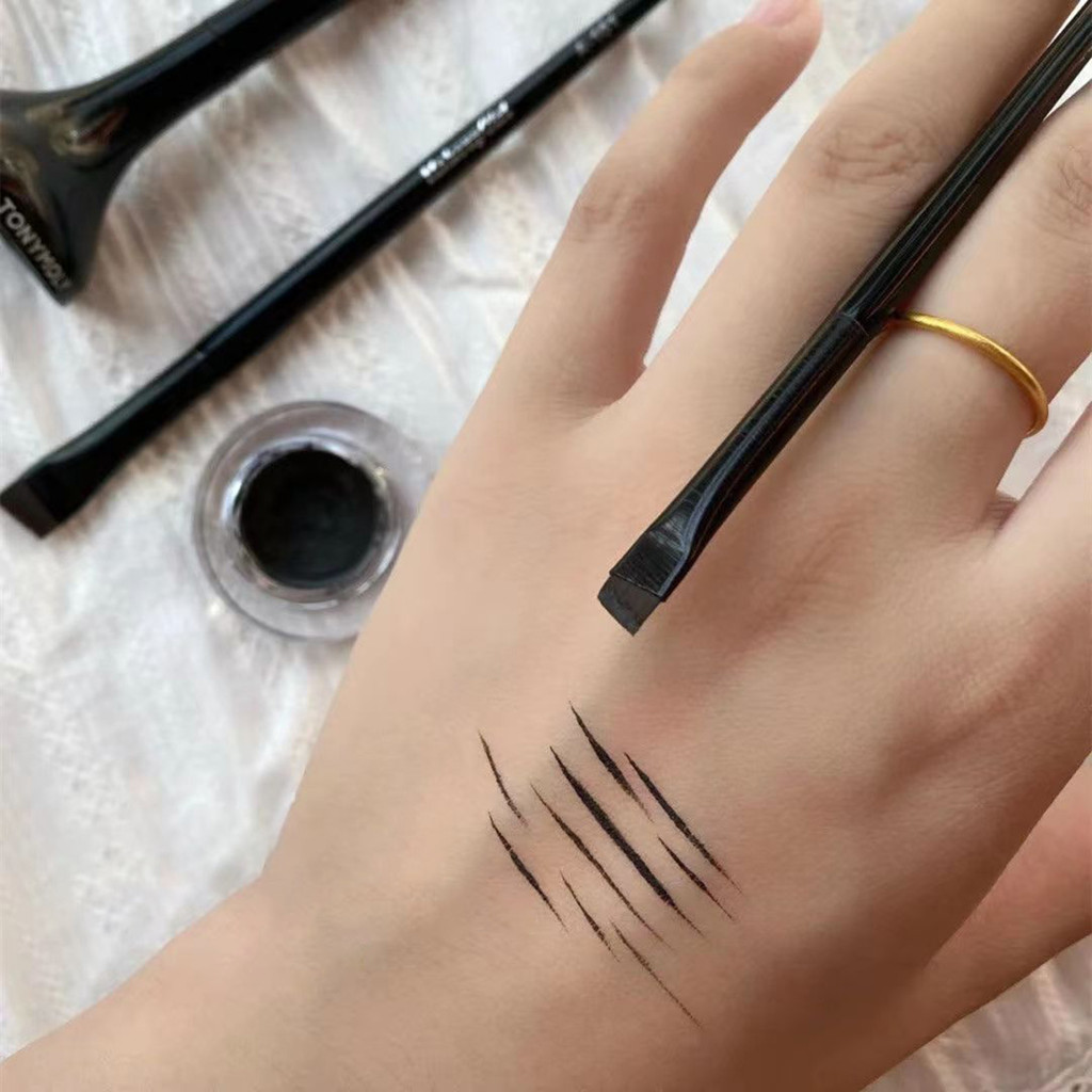Bàn chải kẻ mắt tổng hợp chuyên nghiệp Công cụ mỹ phẩm làm đẹp Bàn chải lông mày mềm