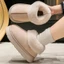 Giày bốt tuyết TOPTOOLCX, Dép mềm lông thú giả thoải mái, Giày Cotton ấm áp đế dày chống trượt trong nhà
