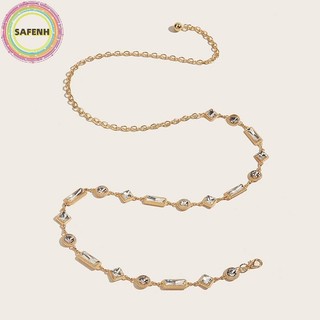 Safenh Thời Trang Kim Cương Giả Thắt Lưng Nữ Thắt Lưng Nữ Hàng Ngày Đầm Áo Sơ Mi Trang Trí Thắt Lưng Dây Xích Thắt Lưng VN